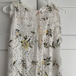 Lovestitch eyelet blouse, NWT.